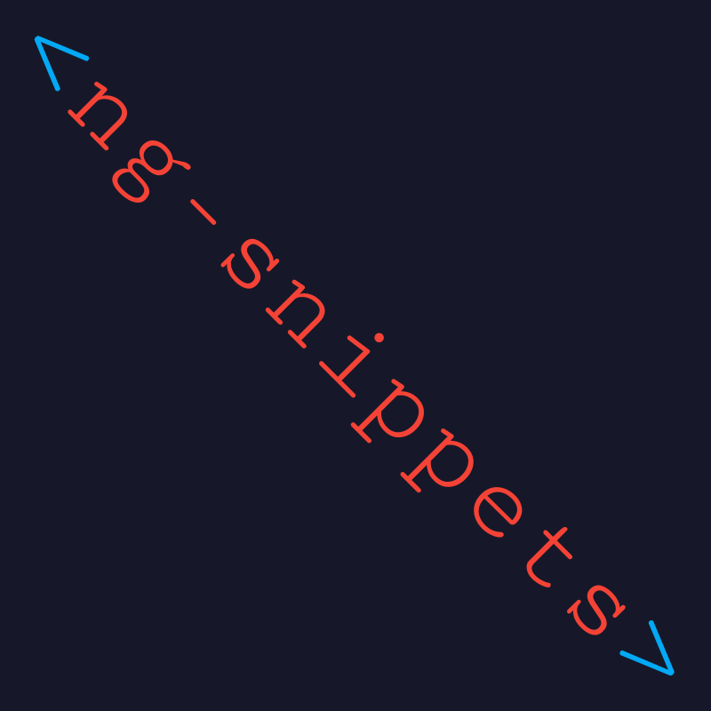 ng-snippets - beta